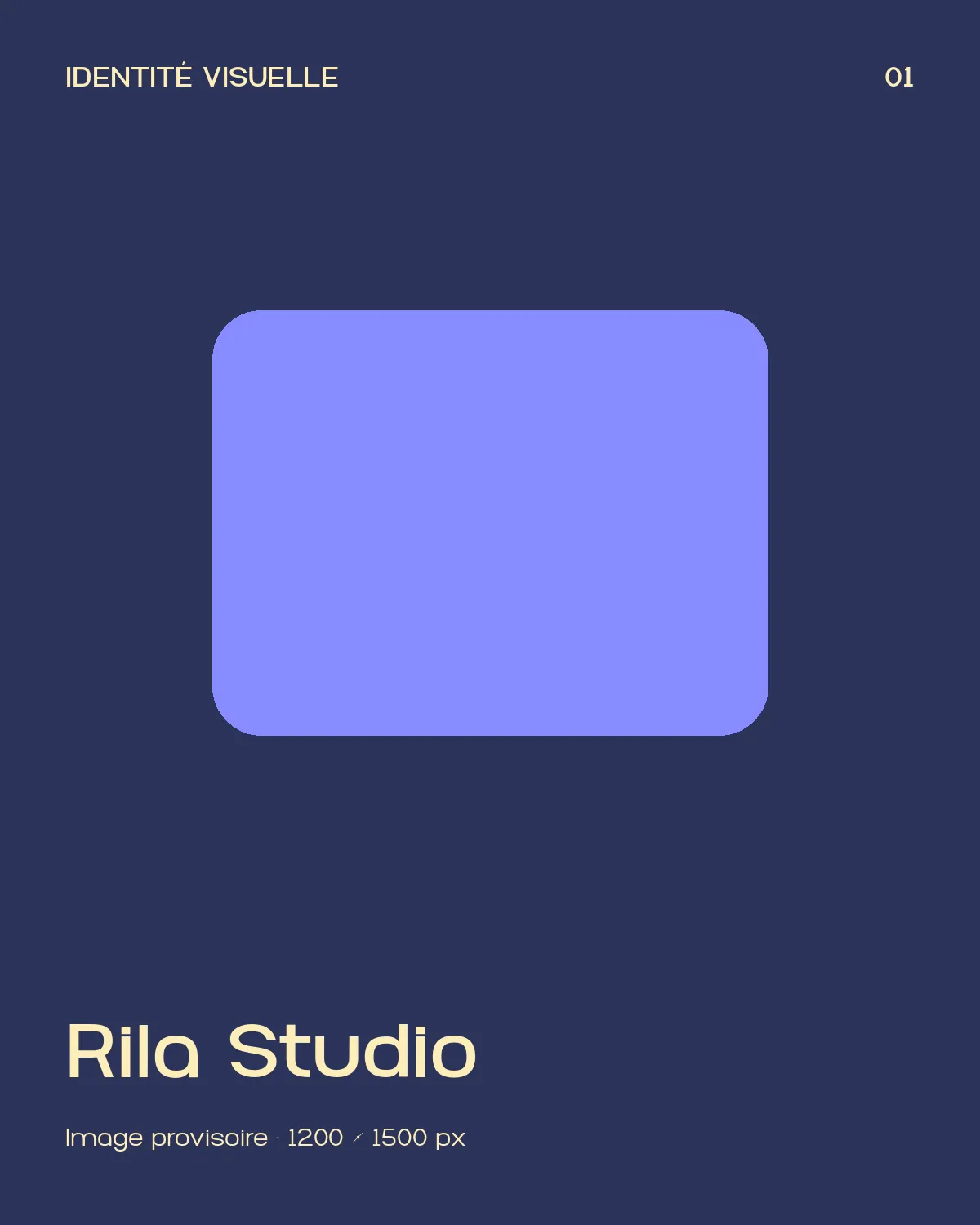 Rila Studio, l’identité du studio, appliquée à moi-même